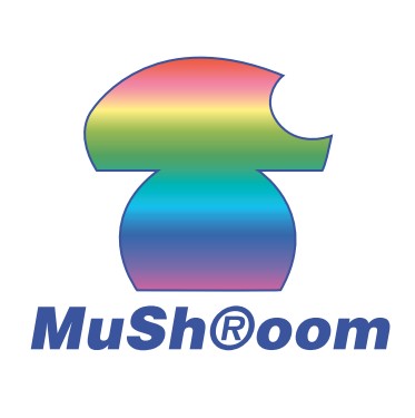 Ikona duhové nakousnuté houby systému Mushroom
